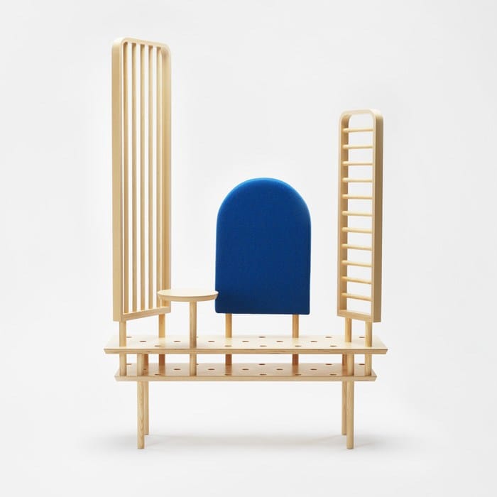 Скамейка / перегородка из фанеры Zilio A&C Etta ARCH-00152671 - Вид №1