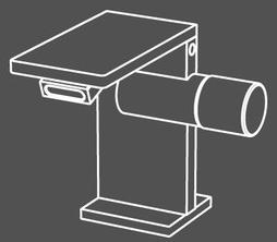 Radomonte Смеситель для биде, нержавеющая сталь, столешница, без слива Aico Aic4 - Вид №3