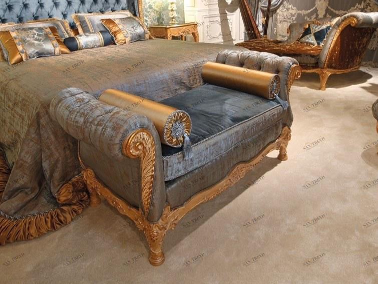 Bellotti Ezio Стеганая скамья, обитая тканью 3680 3688 