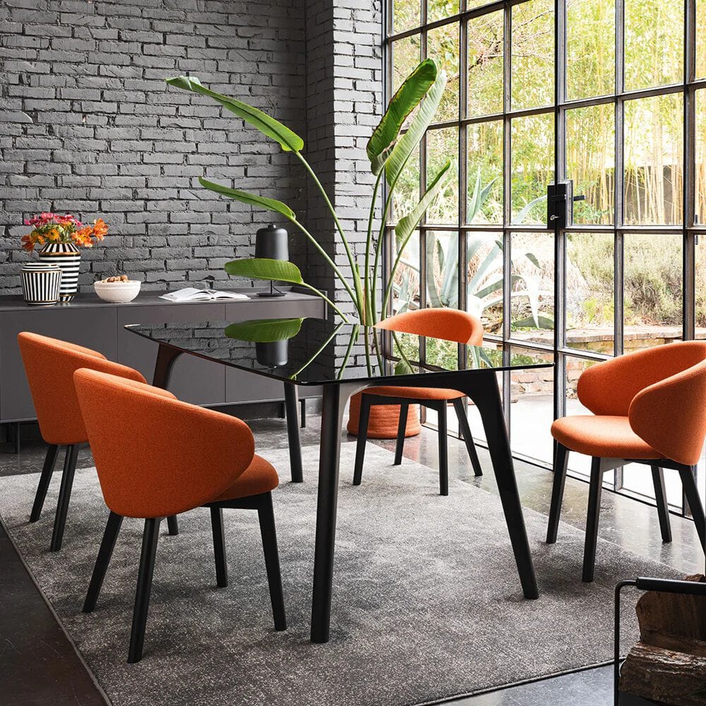 Мягкий стул с ножками из бука Connubia Тука ARCH-00121357 - Вид №4