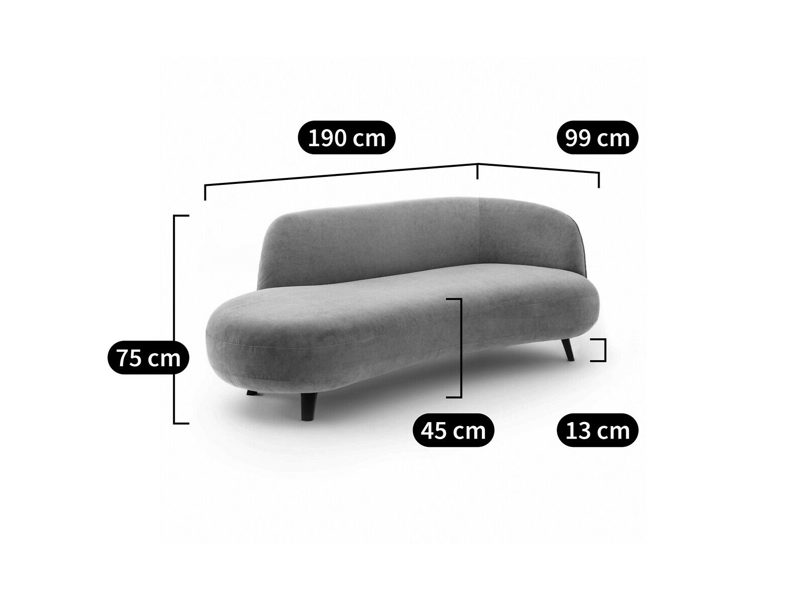 Мягкая ткань Dormeuse AMPM Rosebury ARCH-00030857 - Вид №7