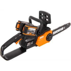 Аккумуляторная пила Worx WG381 40 В шина 30 см АКБ (2 шт) и ЗУ (двойное) в комплекте