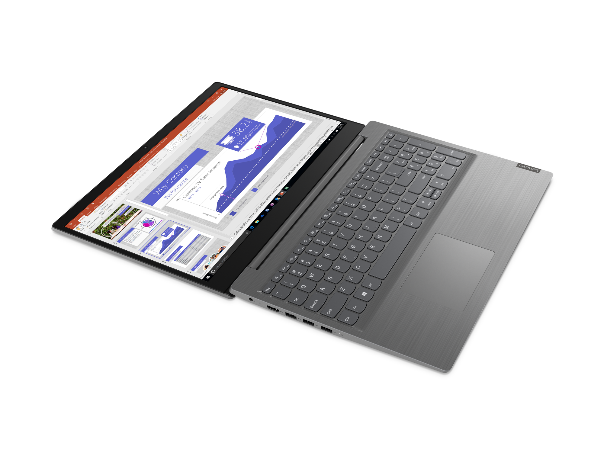 82C7009ERU v15-ada 15.6fhd_tn_ag_220n_n/ 3020e_1.2g_2c_mb/ 4gb ddr4 2400+0gb/ 128g m.2 pcie 2242/ / интегрированная графика/ no_odd/ wi-fi 1x1 ac+bt/ no_fpr/ 2-cell 35 вт/ч/ 2 x usb 3.0, 1 x usb 2.0, hdmi, 4-in-1 card reader/ no os/ 1 год carry-in/ 2,1kg/ Santreyd  - Вид №7