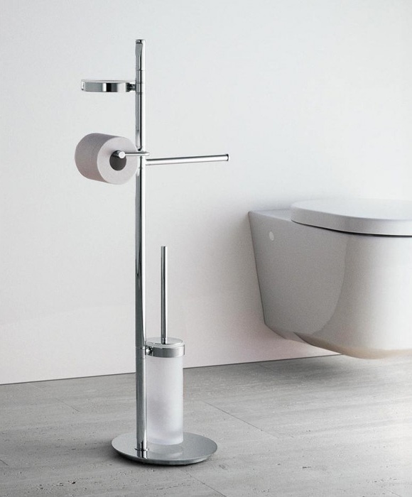 B9843 Стойка напольная (ёршик, полотенцедержатель, мыльница, держатель ТБ) COLOMBO PLANETS Colombo Design - Вид №1