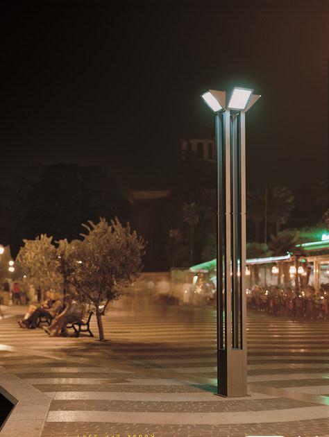 Goccia Illuminazione Алюминиевый садовый фонарь Triangolo city sun-id-1370110 - Вид №2