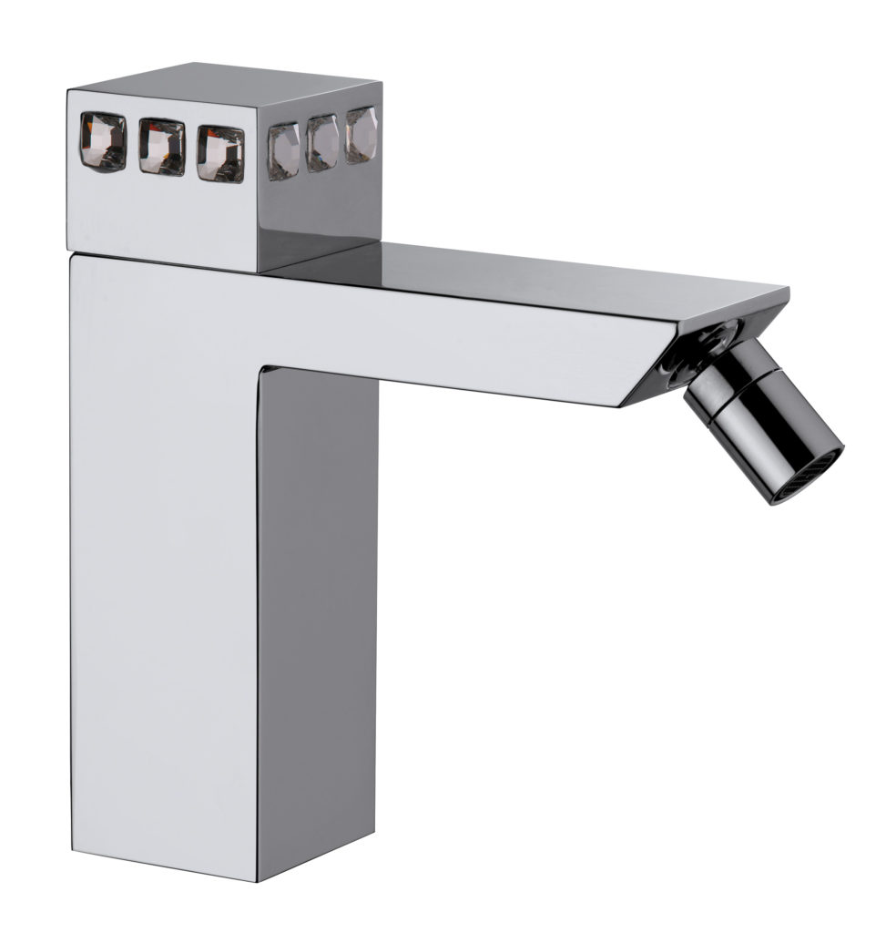 3P522 Смеситель для биде со сливом clic-clac и прогрессивным картриджем. Bongio Pure Glam