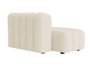 Кресло из ткани living с короткими подлокотниками