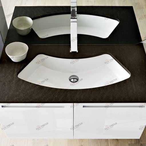 A595 Накладная раковина под столешницу  овальная Arbi Раковины