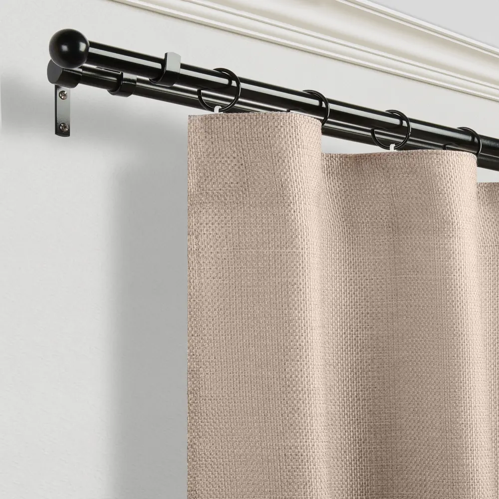 Карниз двухрядный раздвижной d19/16 мм шар 160-320 см цвет черный ORBIS STLM-2204502 - Вид №4