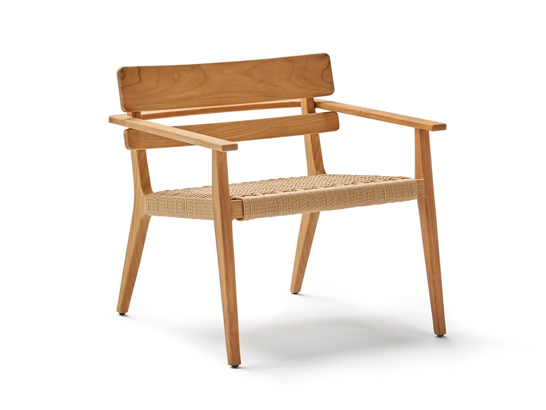 Садовое кресло из тикового дерева с подлокотниками POINT Paralel ARCH-00001965