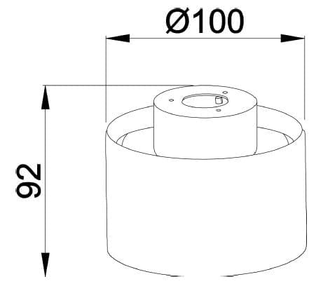 Алюминиевый светодиодный потолочный светильник In Stock Maytoni ARCH-00079809 - Вид №5