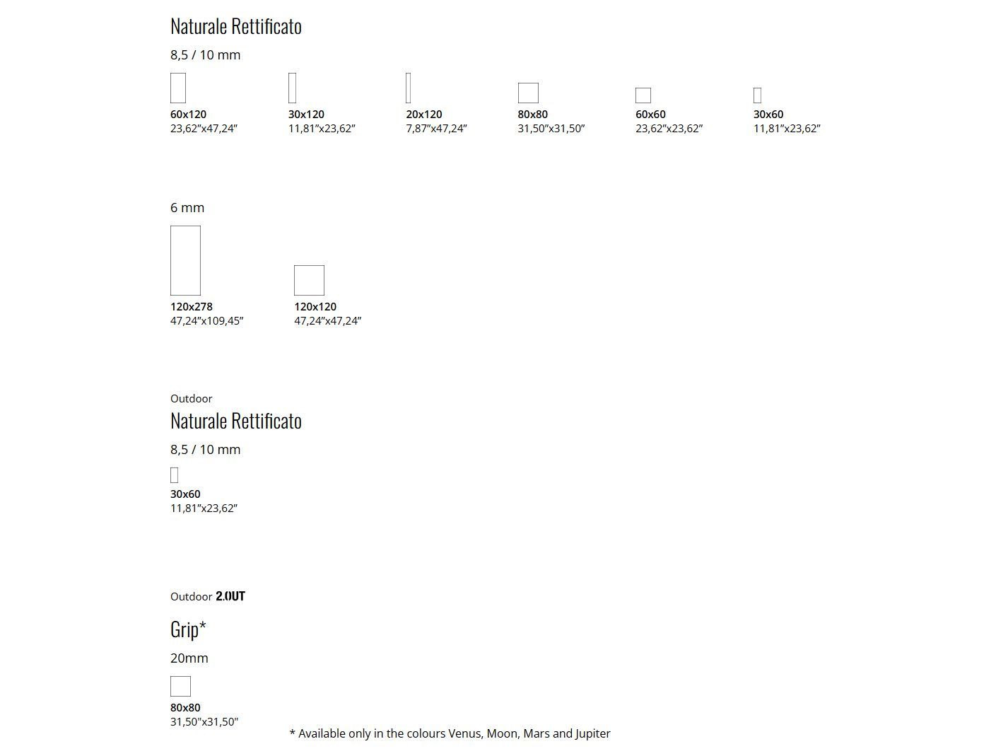 Пол / облицовка керамогранита с эффектом камня CERAMICA FONDOVALLE Planeto ARCH-00080551 - Вид №3