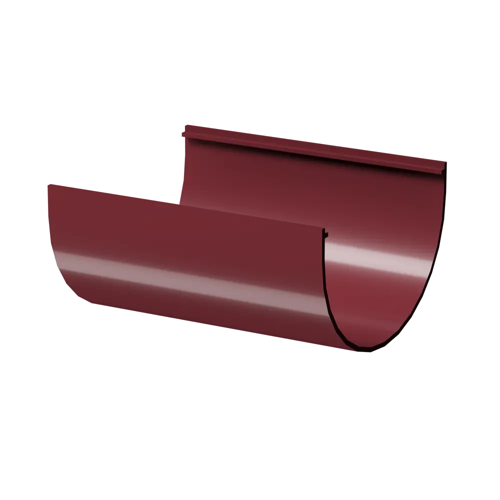 Желоб водосточный Dacha 120 мм 2 м красный DÖCKE STLM-2040684