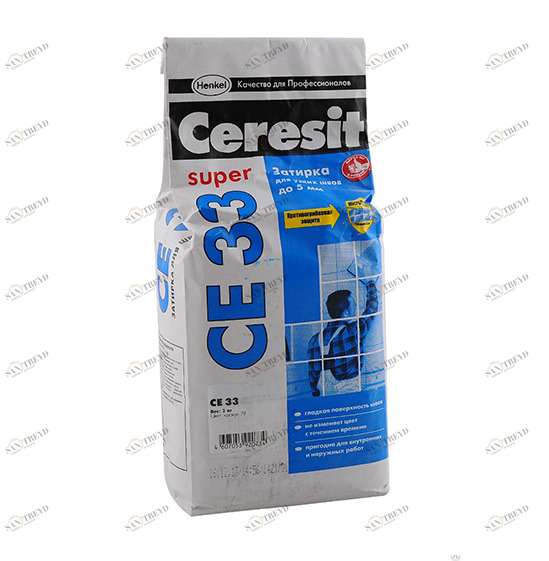 Затирка №70 Super СЕ 33 зеленая 2кг CERESIT 254467