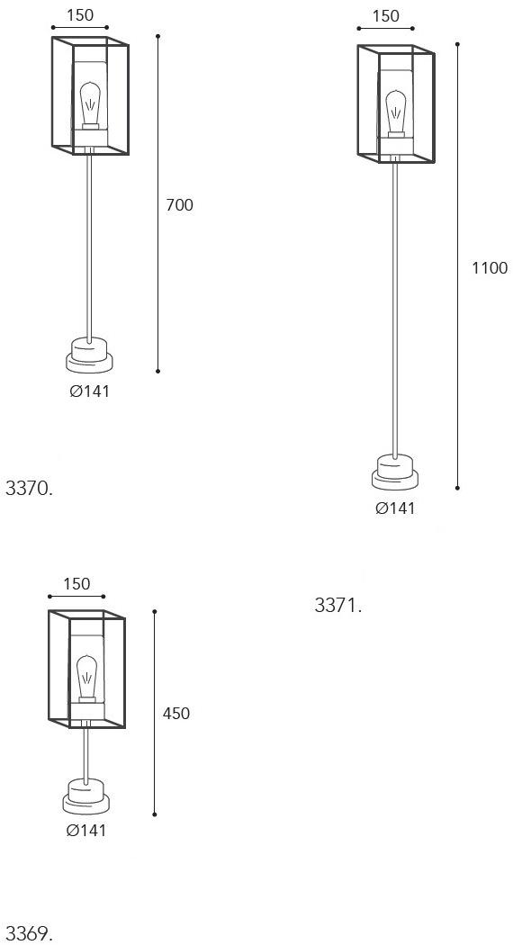 Moretti Luce Напольный светодиодный торшер из латуни Cubic sun-id-1475769 - Вид №5