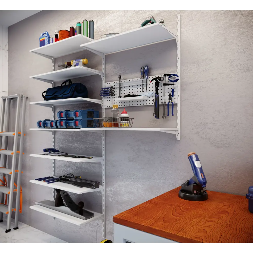 Кронштейн SPACEO для систем хранения 50 см, белый 89352365 STLM-1386349 - Вид №2