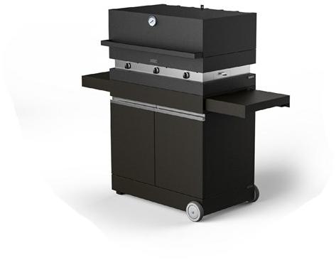 Fògher Газовая печь для барбекю с 3 конфорками и шкафом sun-id-1430162 - Вид №2