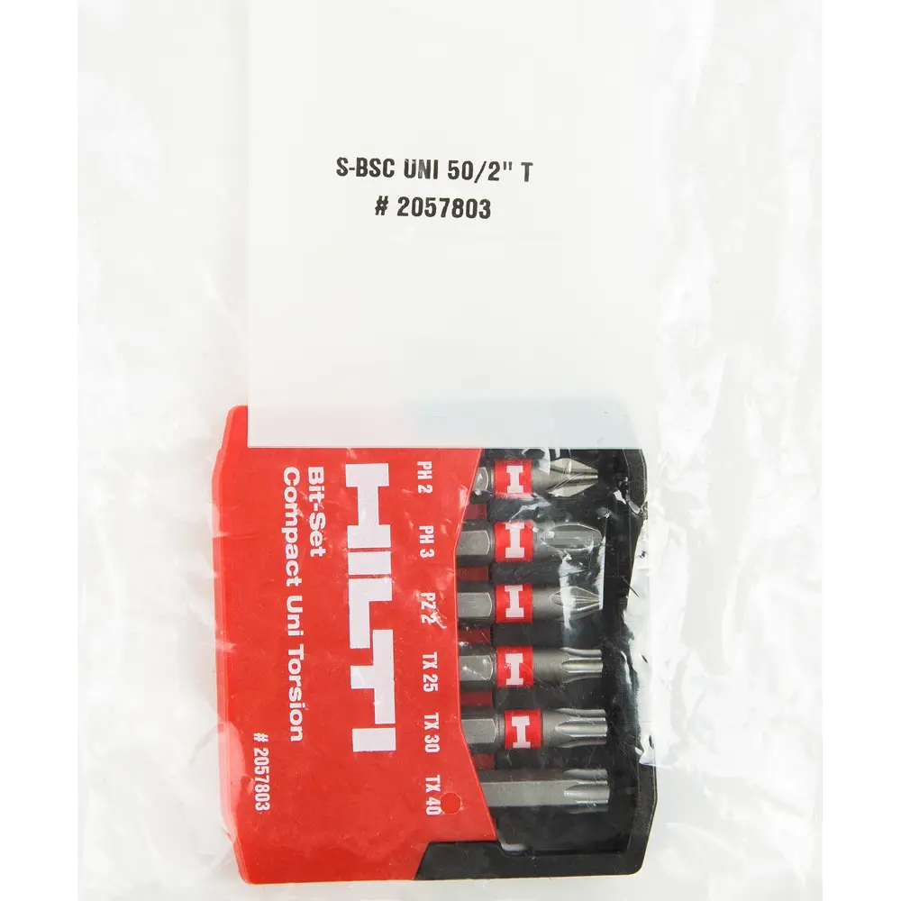 Набор бит Hilti S-BSC Uni 2057803, 6 шт. 82233012 STLM-2001993  - Вид №3