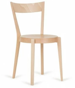 Paged Штабелируемый стул из бука с открытой спинкой