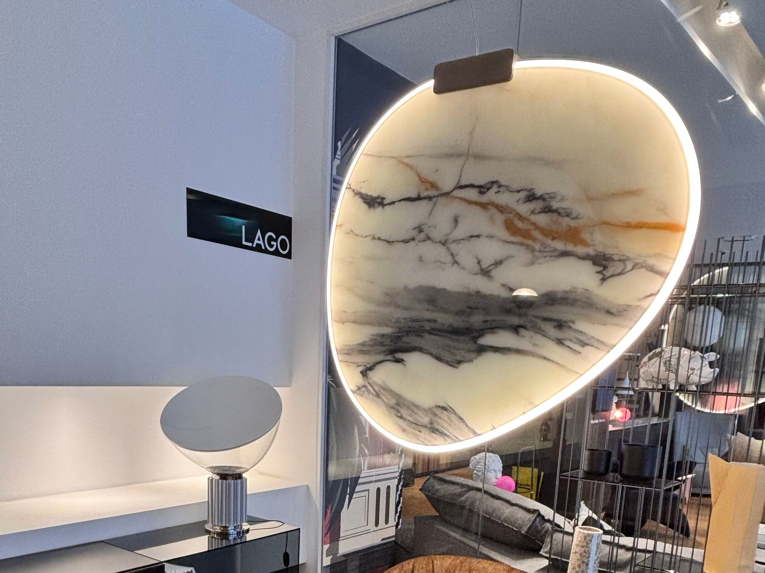 Стеклянный светодиодный подвесной светильник In Stock озеро ARCH-00132688