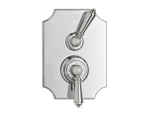 Термостатический встраиваемый смеситель для душа с переключателем