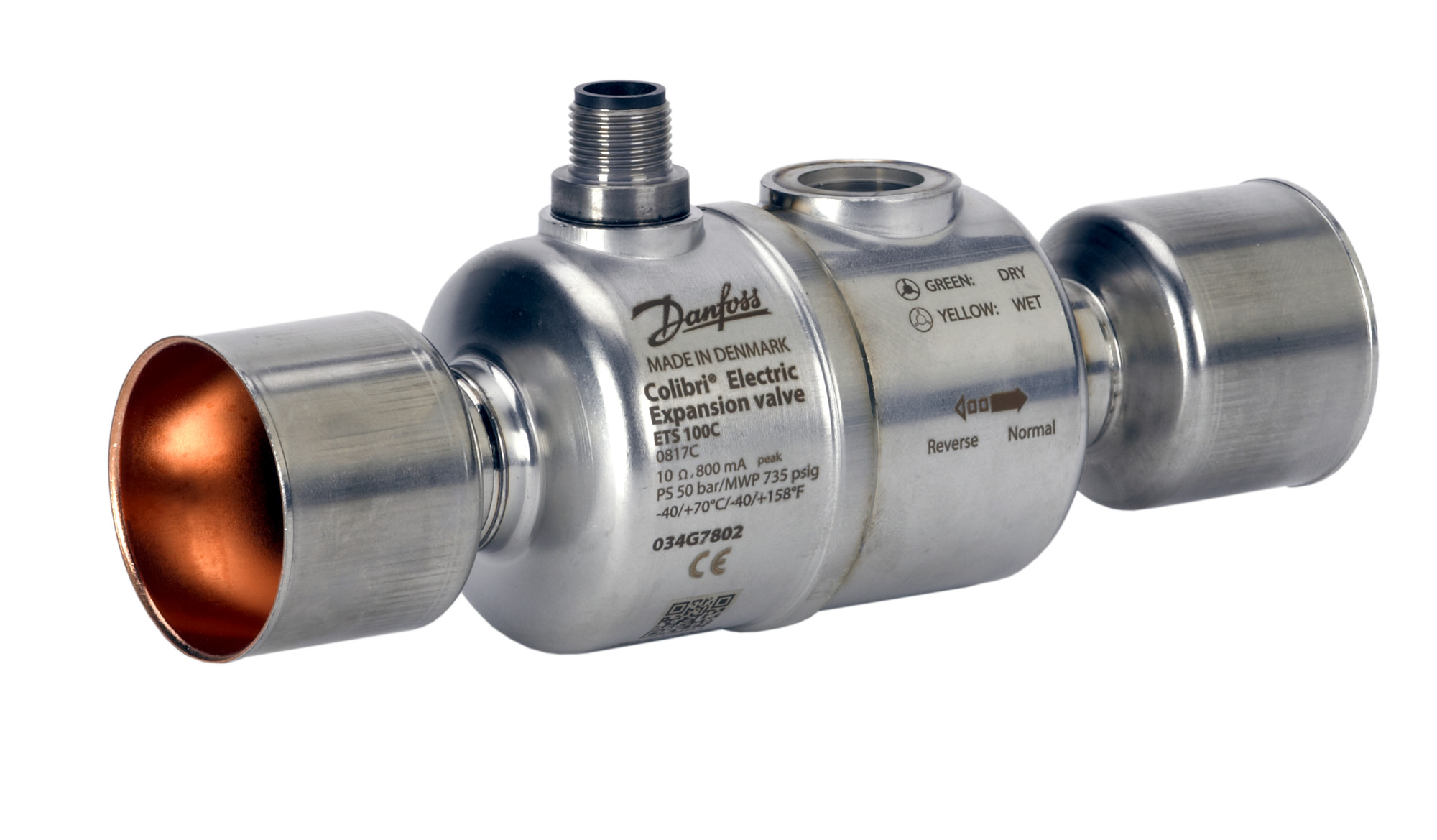 Danfoss ETS 12C - ETS 100C (Colibri®) — Электронный расширительный клапан шагового типа ETS 25C Клапан терморегулирующий 034G7602  - Вид №4