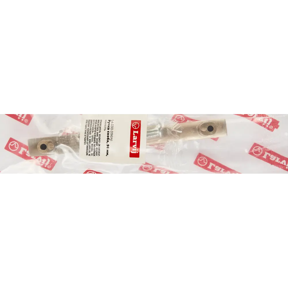 Мебельная ручка-скоба L4.030 никель 96 мм LARVIJ STLM-2118762 - Вид №5