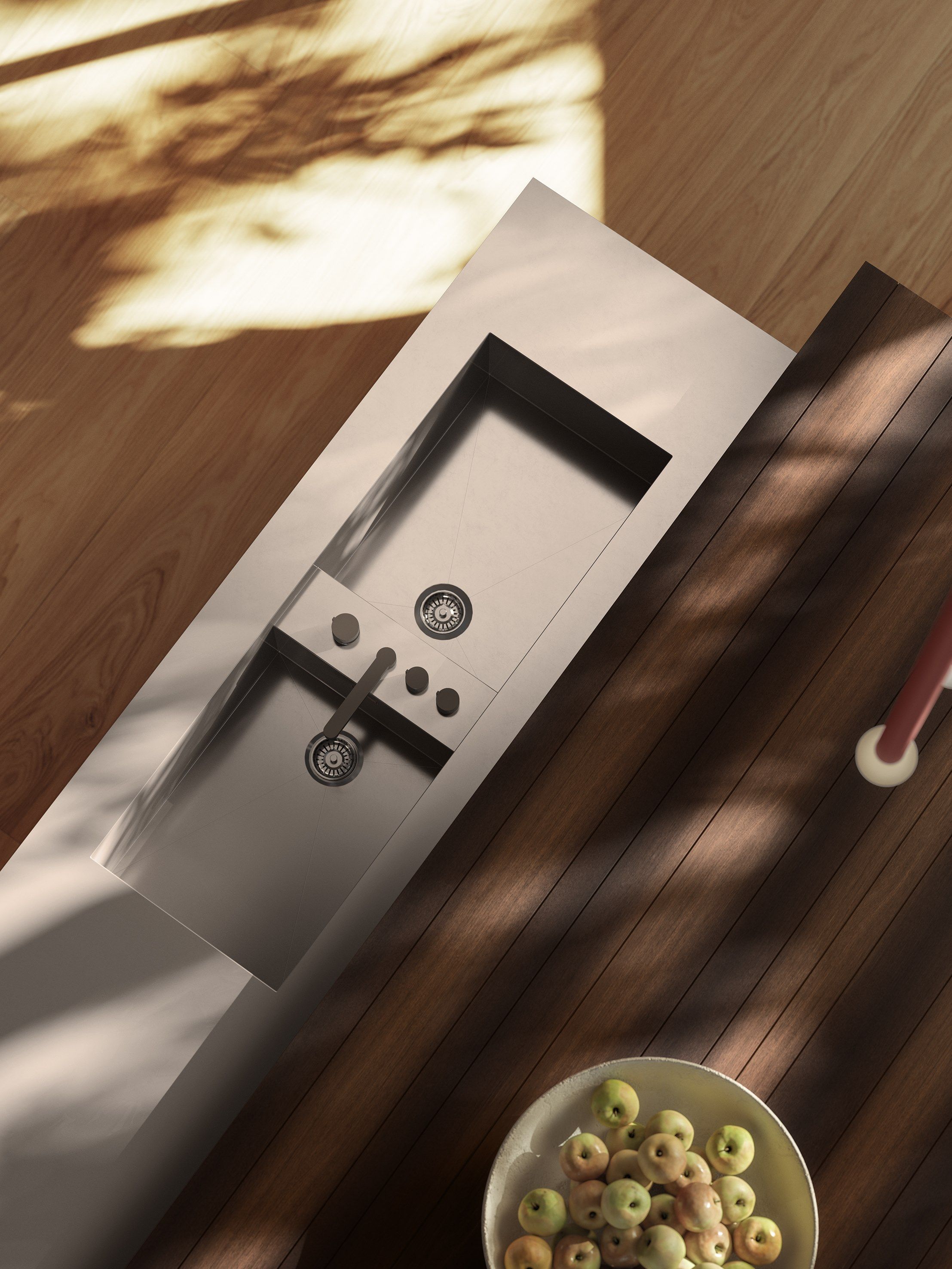 Деревянная кухня на заказ с островом Boffi Case 5.0 ARCH-00026957 - Вид №2