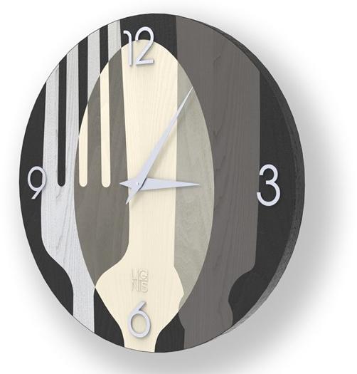 LIGNIS® Настенные часы из инкрустированного дерева Dolcevita objects 10.151 / 10.073 - Вид №1