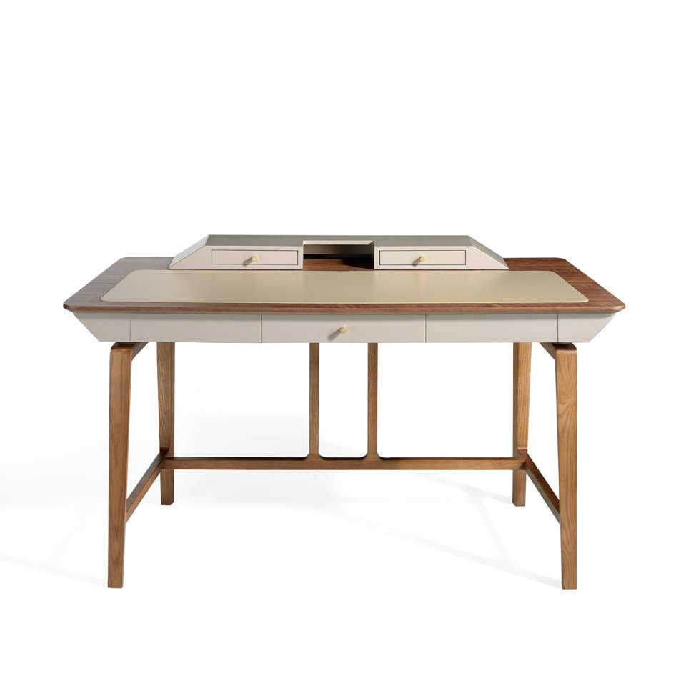 Письменный стол с ящиками деревянный BRT1701-2 от Angel Cerda ANGEL CERDA  288780 Коричневый  - Вид №2