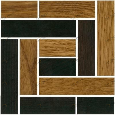 Мозаика и 3D панели из дерева Tarsi Версаче 2d902l Дуб Селект с брашью (Текстурированная) 164.5х164.5 мм 1401100084