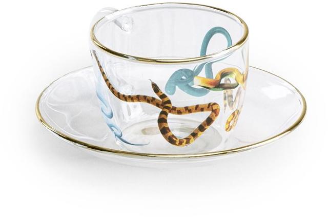 Seletti Чашка кофе из боросиликатного стекла с блюдцем Seletti wears toiletpaper sun-id-1380451 - Вид №2