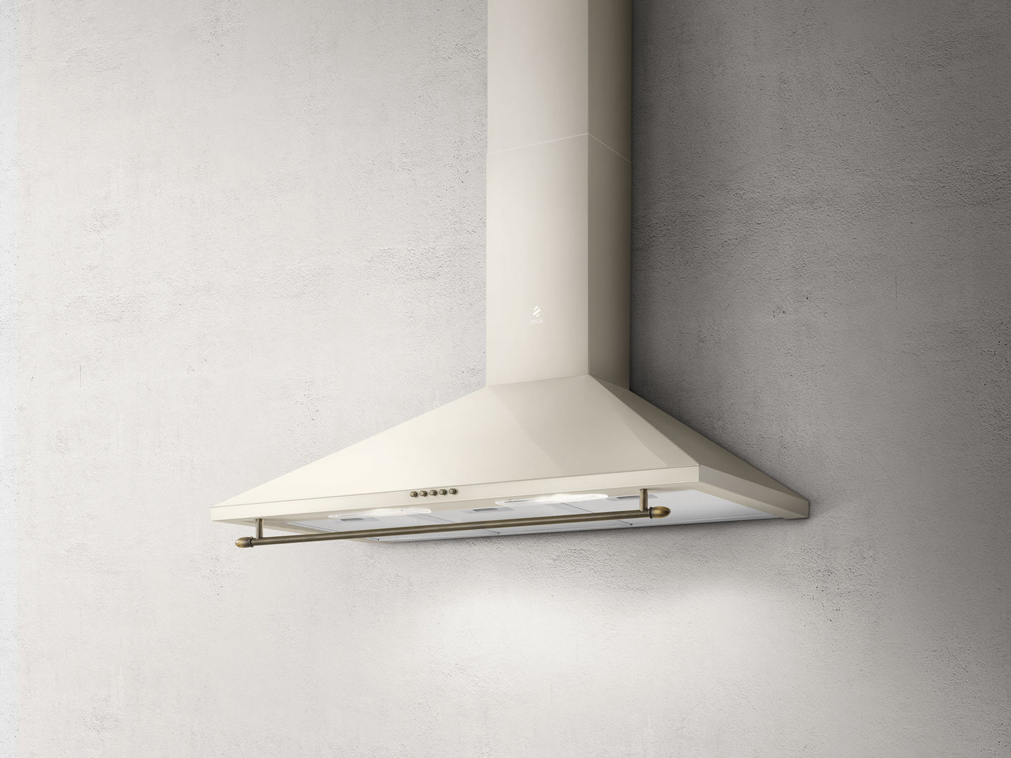 TAMAYA RAIL CRBR/A/60-PRF0057592B Вытяжка / 650 м3, кнопочное упр., цвет: кремовый + бронза Elica  - Вид №1