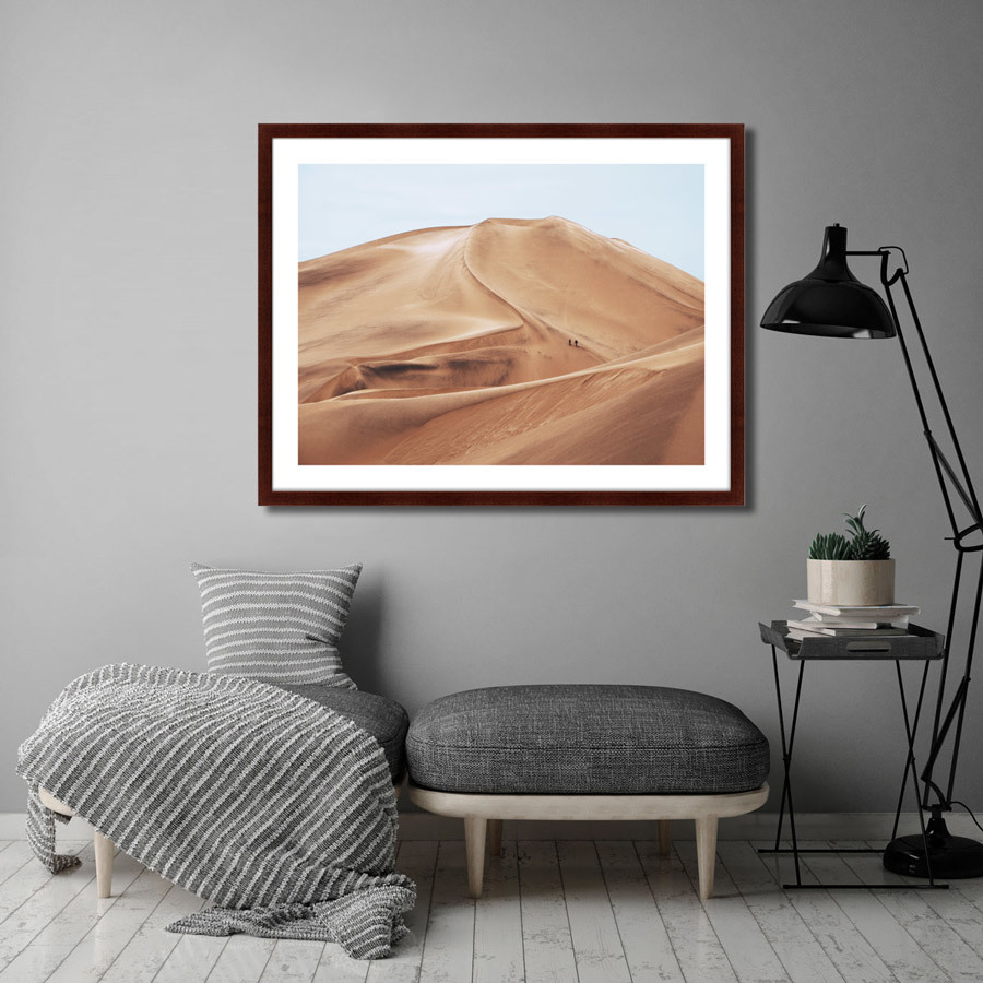 Арт-фотография в деревянной раме 78,5х100 см Namib Desert КАРТИНЫ В КВАРТИРУ  264794 Белый;коричневый;разноцветный  - Вид №2