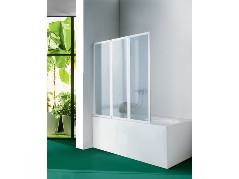 Стеклянная складная стена для ванны INDA® SOPRAVASCA ARCH-00046056 - Вид №1