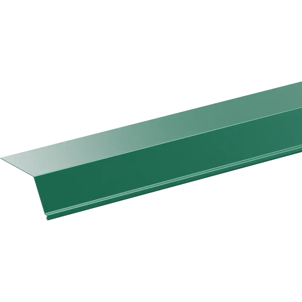 Планка карнизная 65x100x2000 мм 0.4 мм RAL 6005 зеленый 86778562 STLM-2005845 ВЕГА 