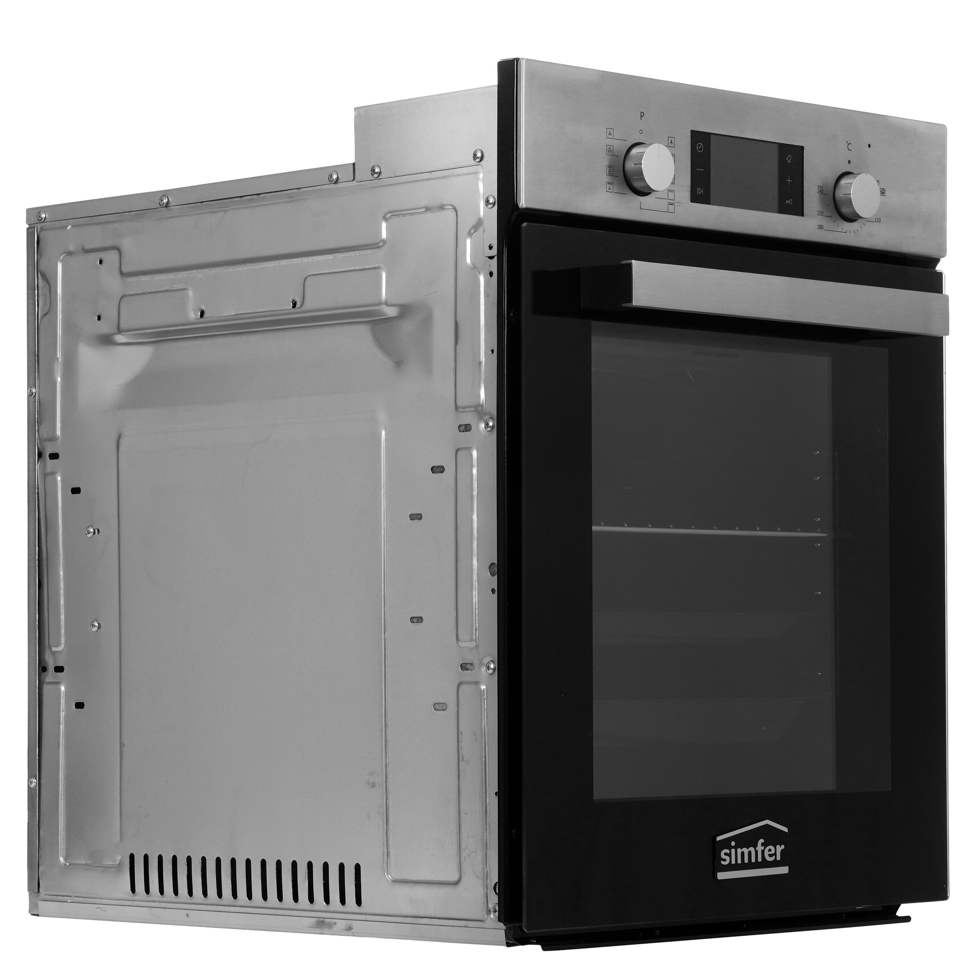 9288237 Электрический духовой шкаф Simfer B4EM69022 серебристый STDN-0075614 - Вид №1