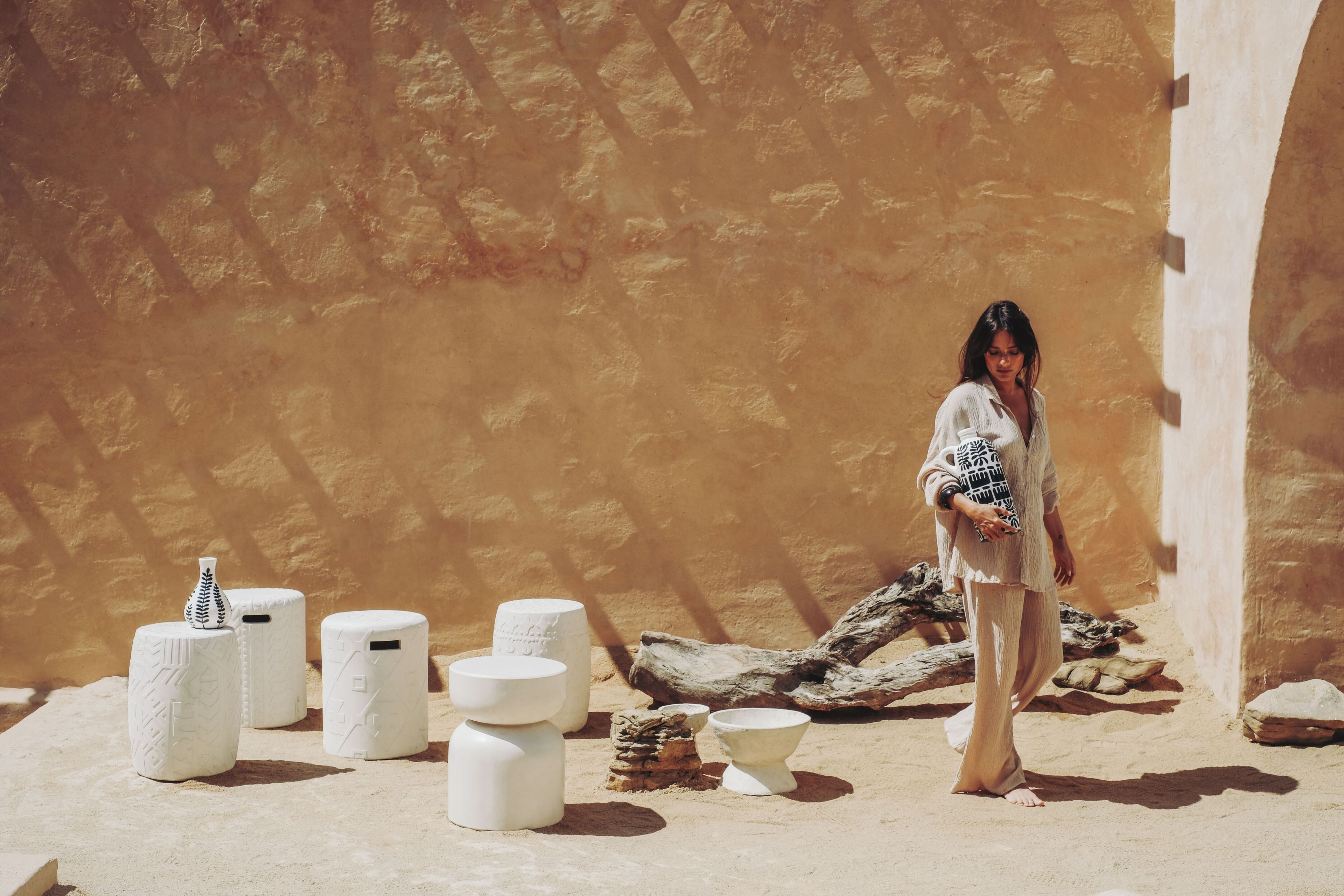 Низкий садовый стул из волокнистого бетона cbdesign Space ARCH-00100235 - Вид №4