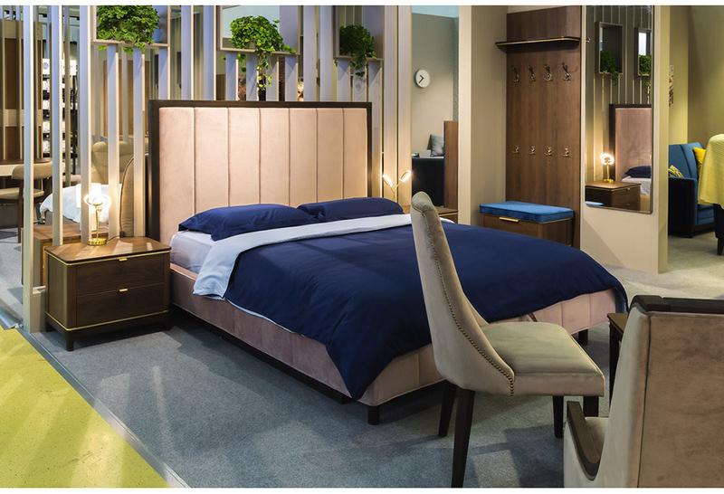 30534 Кровать с ортопедическим основанием 1.8 Модерн Лайт Нежное мерцание R-HOME 40172738H_GNM - Вид №1