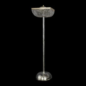 Торшер хрустальный на 4 лампы 138х35х35 см прозрачно-золотой Bohemia Ivele 19112T4/35IV-138 G BOHEMIA IVELE ЭЛИТНЫЕ 00-3889523 Золото;прозрачный