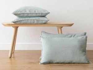 LinenMe Однотонная льняная наволочка ручной работы Terra