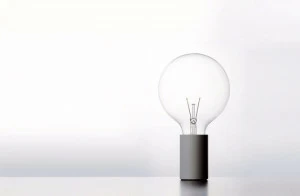 DAVIDE GROPPI Настольная лампа из металла с диммером Edison