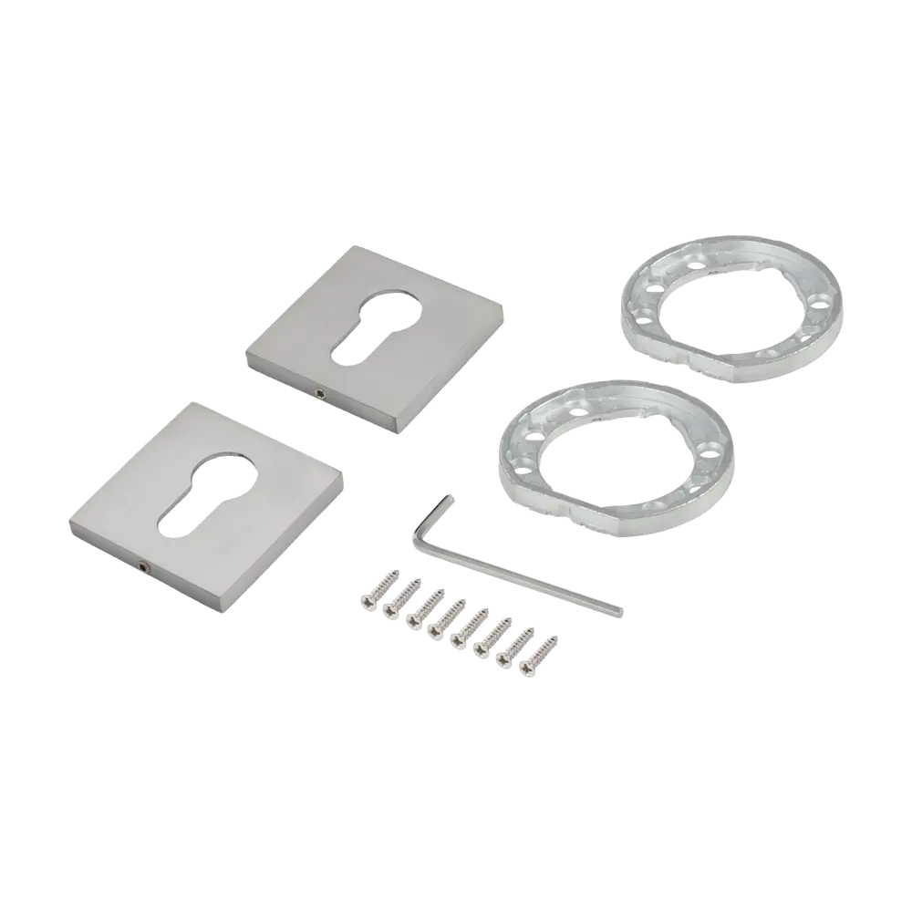 Накладка на замочную скважину KREAFORTA SC-Q2 53.6 мм цвет хром STLM-2199953 - Вид №1
