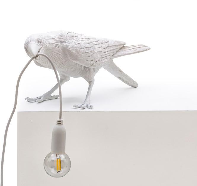 Seletti Светодиодная настольная лампа из смолы Bird lamp sun-id-1388583 - Вид №5