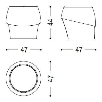 Низкий кедровый стул Riva 1920 BASK-ETTO ARCH-00103130 - Вид №3