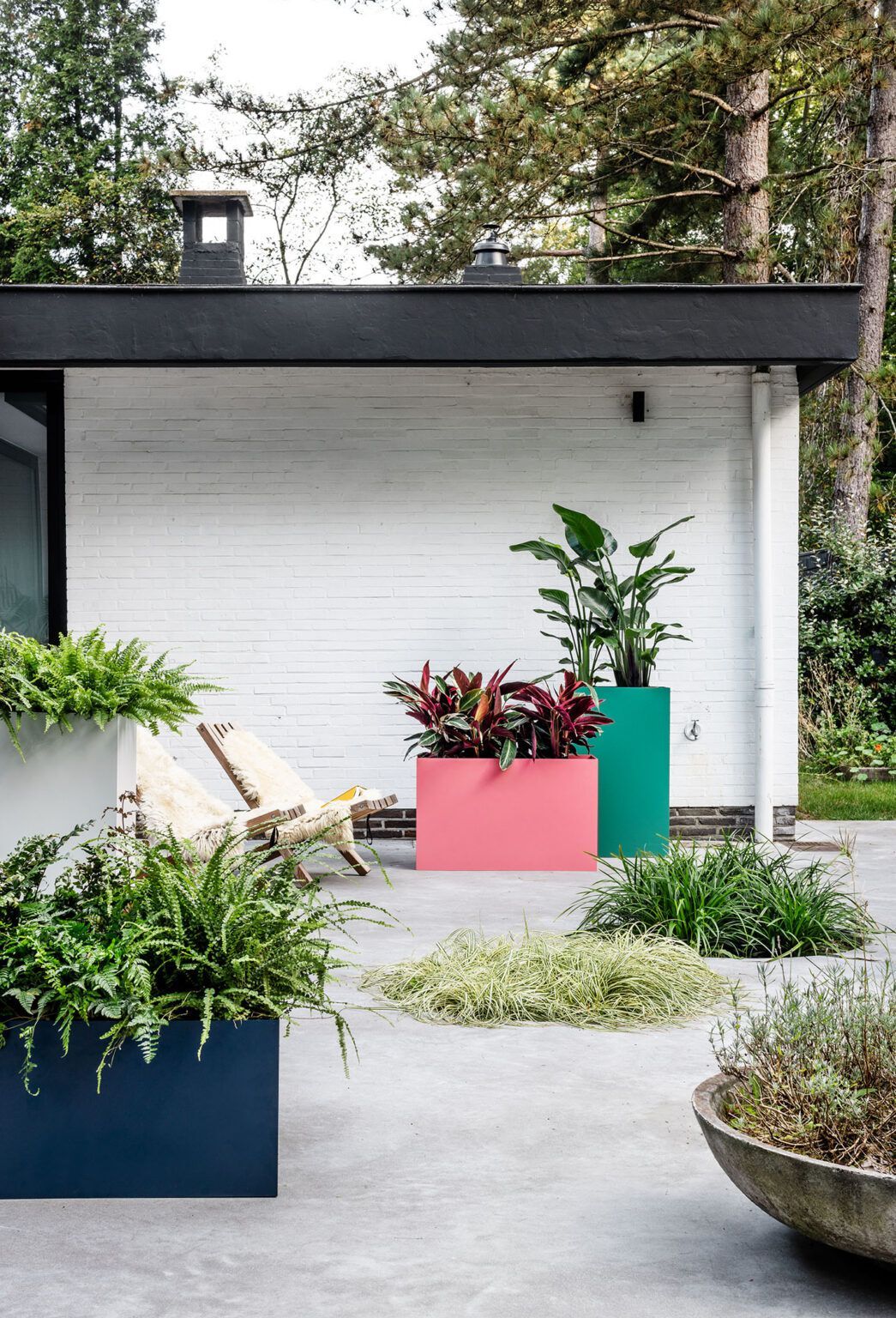 Низкая алюминиевая плантатор с порошковым покрытием SIXINCH PLANTER ARCH-00146353 - Вид №16