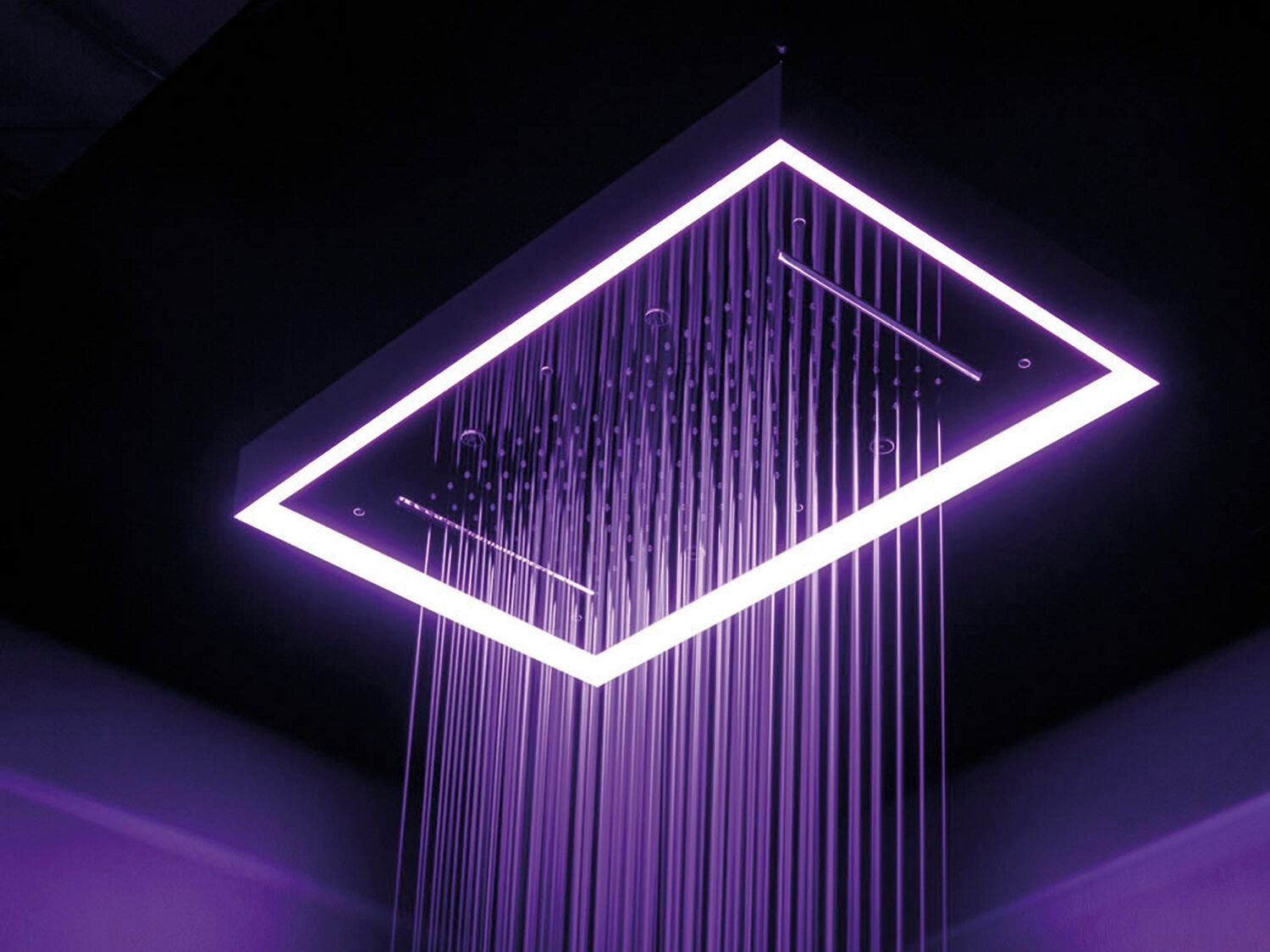 Светодиодная насадка для душа из нержавеющей стали с 3 струями GUGLIELMI RUBINETTERIE Water Therapy ARCH-00112169 - Вид №1