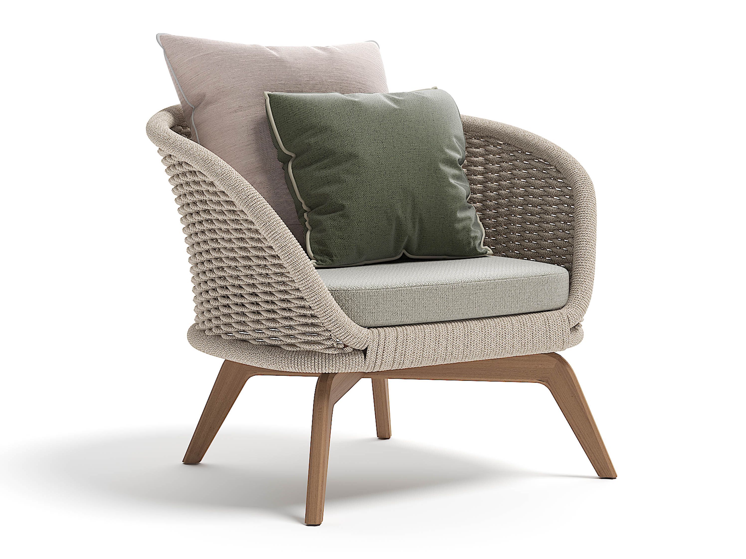 Кресло для сада из акриловой ткани с подлокотниками Atmosphera Ludo ARCH-00068173 - Вид №8