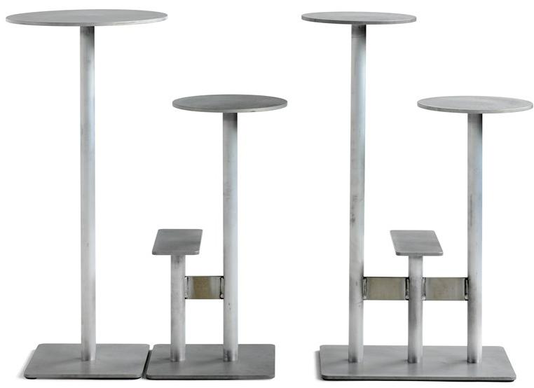 Blå Station Высокий барный стул из алюминия с подставкой для ног Combo Bla Station sun-id-1459300 - Вид №16