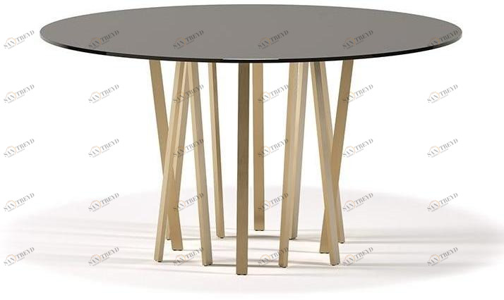 Paolo Castelli Круглый стол из мрамора и металла For hall sun-id-1482901